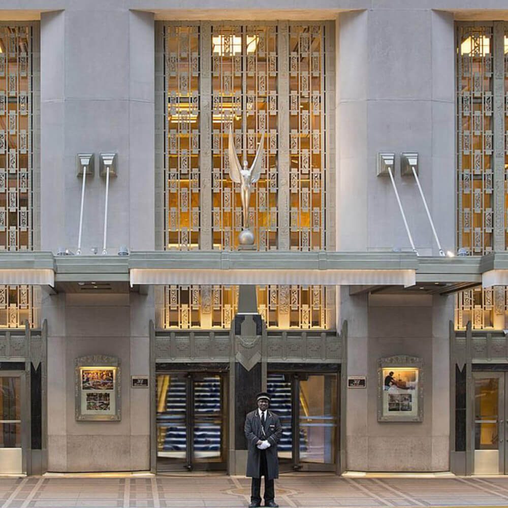 Waldorf Astoria entrance
