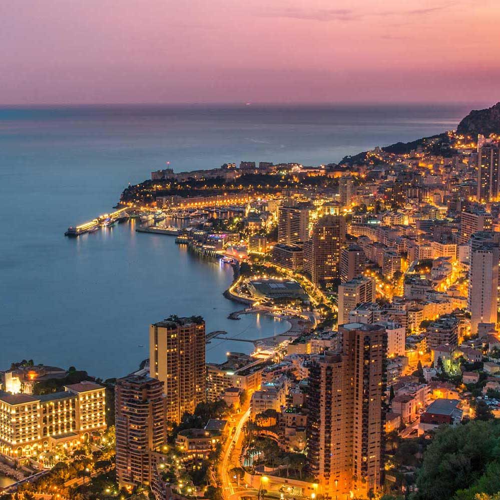 Monte Carlo Aerial photo