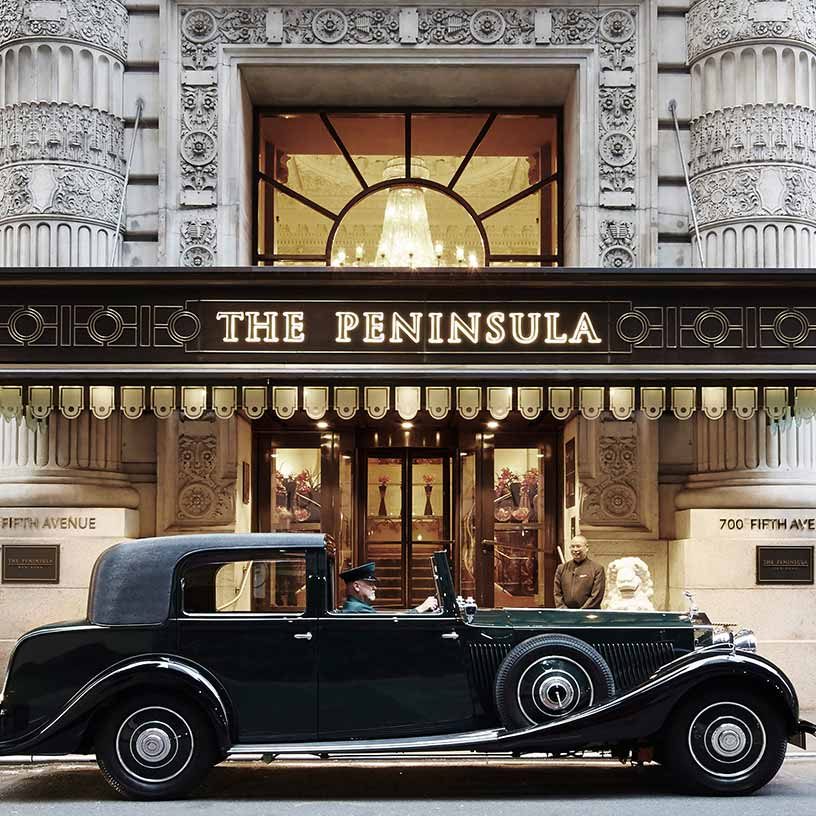 Peninsula hotel front